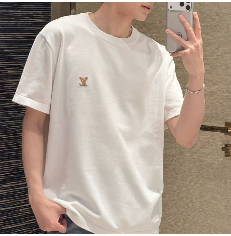 LOUIS VUITTON-06237 루이비통 2026SS 로고 반팔 크루넥 셔츠(3컬러)