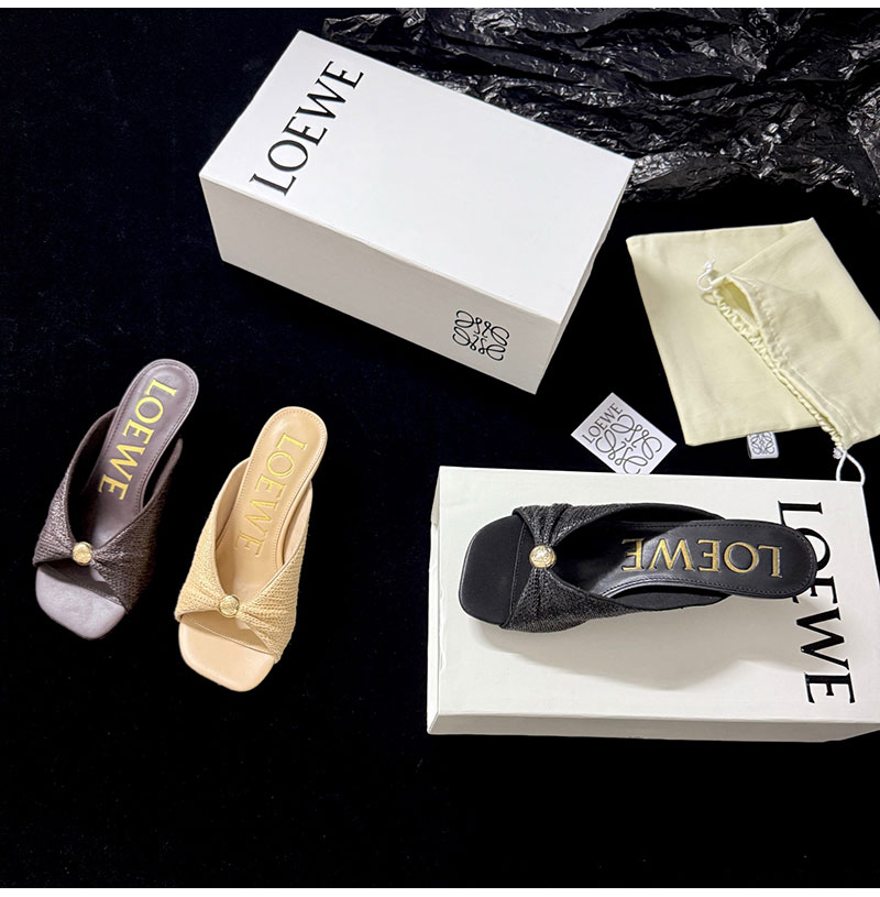 LOEWE-06292 로에베 2026SS 트위스티드 슬리퍼즈