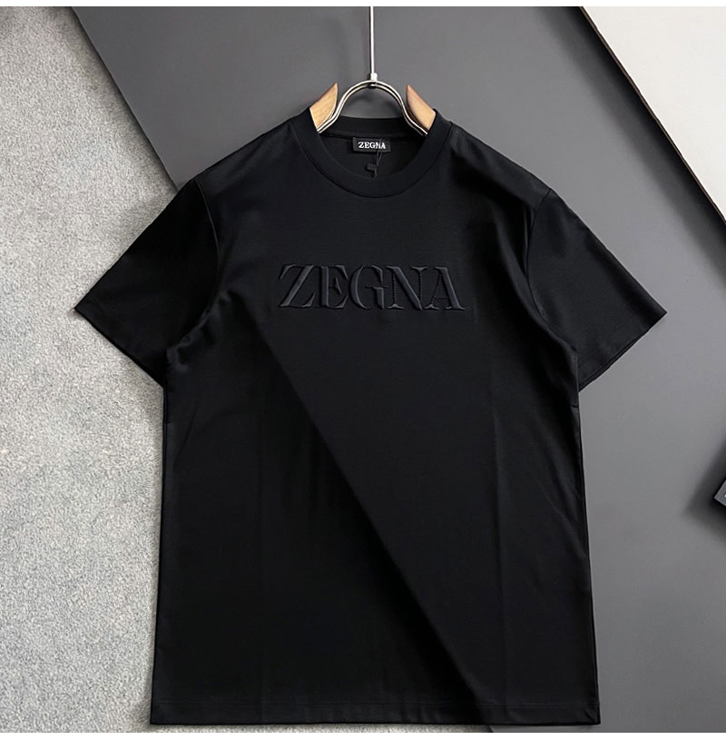 ZEGNA-07219 제냐 2026SS 이중 합판 프리미엄 수입 밀크 실 티셔츠