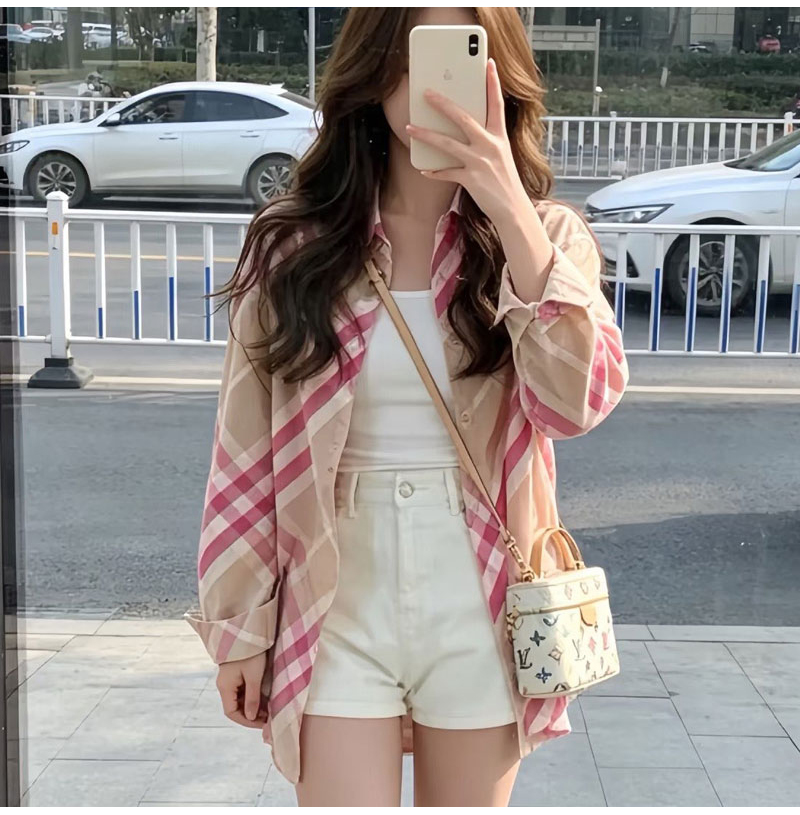 BURBERRY-07252 버버리 2026SS 여성 체크무늬 긴팔 셔츠