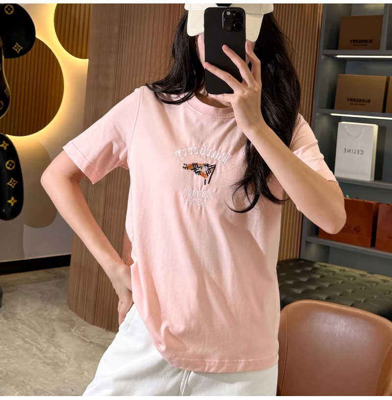 BURBERRY-07258 버버리 2026SS 플래이드 깃발 여성용 반팔