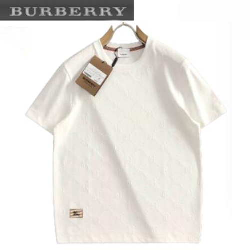 BURBERRY-06138 버버리 화이트 코튼 티셔츠 남성용