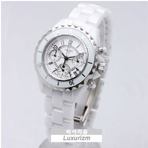 샤넬 J12 Chronog raph Ladies watch 화이트