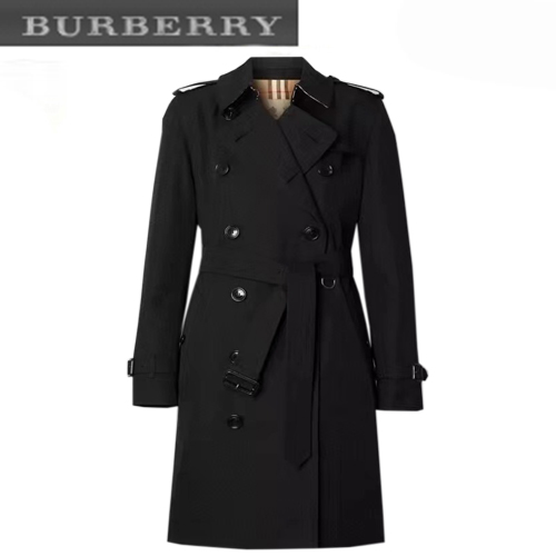 [스페셜오더]BURBERRY-022511 버버리 블랙 워털루 롱  헤리티지 트렌치코트 여성용