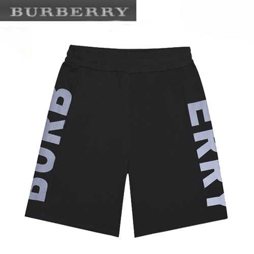 BURBERRY-052516 버버리 블랙 프린트 장식 스웨트쇼츠 남여공용