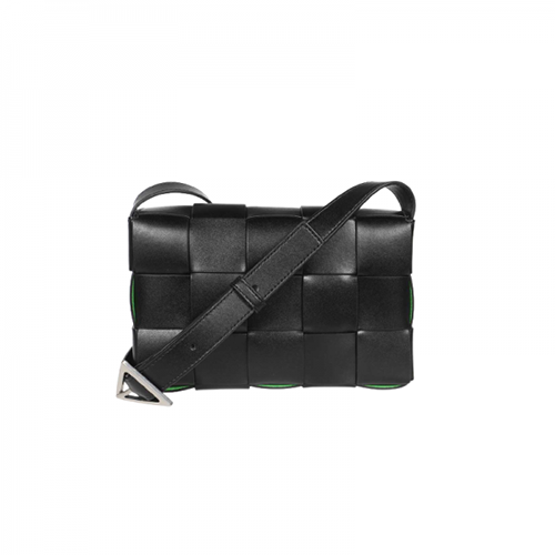 [스페셜오더]BOTTEGA VENETA-708768 보테가 베네타 블랙/패러킷 미디엄 카세트 백 23CM