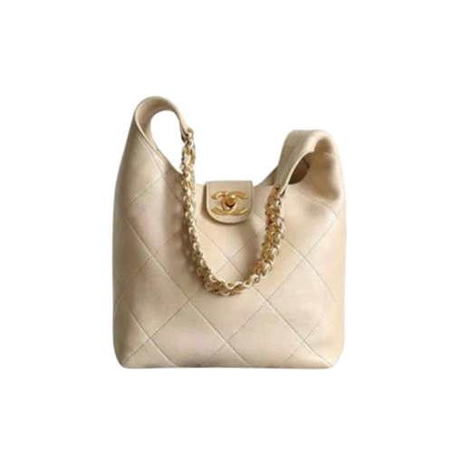 [스페셜오더]CHANEL-C041 샤넬 베이지 카프스킨 호보 백