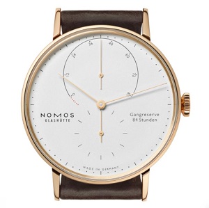 [스페셜오더]NOMOS-954 노모스 람다 로즈 골드 템퍼드 골드 핸즈 와치 42mm 