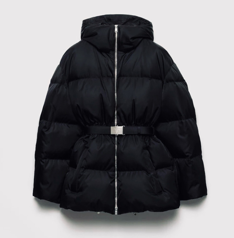 PRADA-P21548 2025년 신상 패딩 블랙 여성용