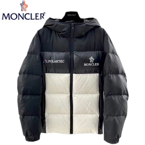 MONCLER-12126 몽클레어 블랙/화이트 패딩 남성용