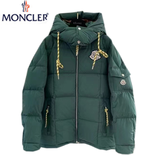 MONCLER-11275 몽클레어 그린 패치 장식 패딩 남성용