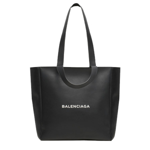 [스페셜오더]BALENCIAGA-485330 발렌시아가 송아지 가죽 마케트리 로고 블랙 토트 M