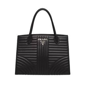 [스페셜오더]PRADA-1BA165 프라다 송아지 가죽 블랙 다이어그램 핸드백