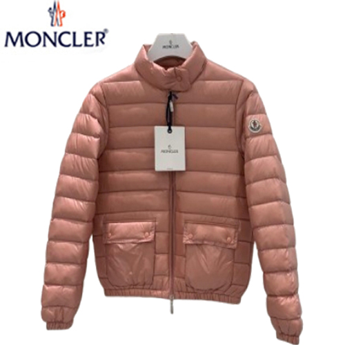 MONCLER-J10931 몽클레어 핑크 Lans 쇼트 다운 재킷 여성용