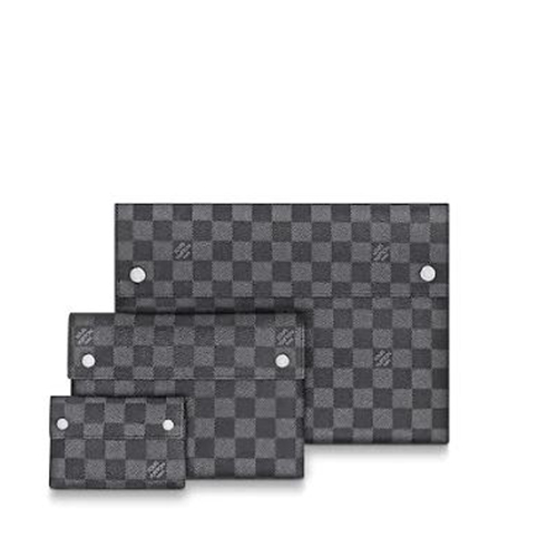 [스페셜오더]LOUIS VUITTON-N60255 루이비통 다미에 그라파이트 알파 트리플 파우치